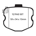 thumbnail image 4 of EBC Brakes Yellowstuff 4000 Series Street and Track Brake Pad Set Fits select: 2009-2013 CHEVROLET CORVETTE, 4 of 11