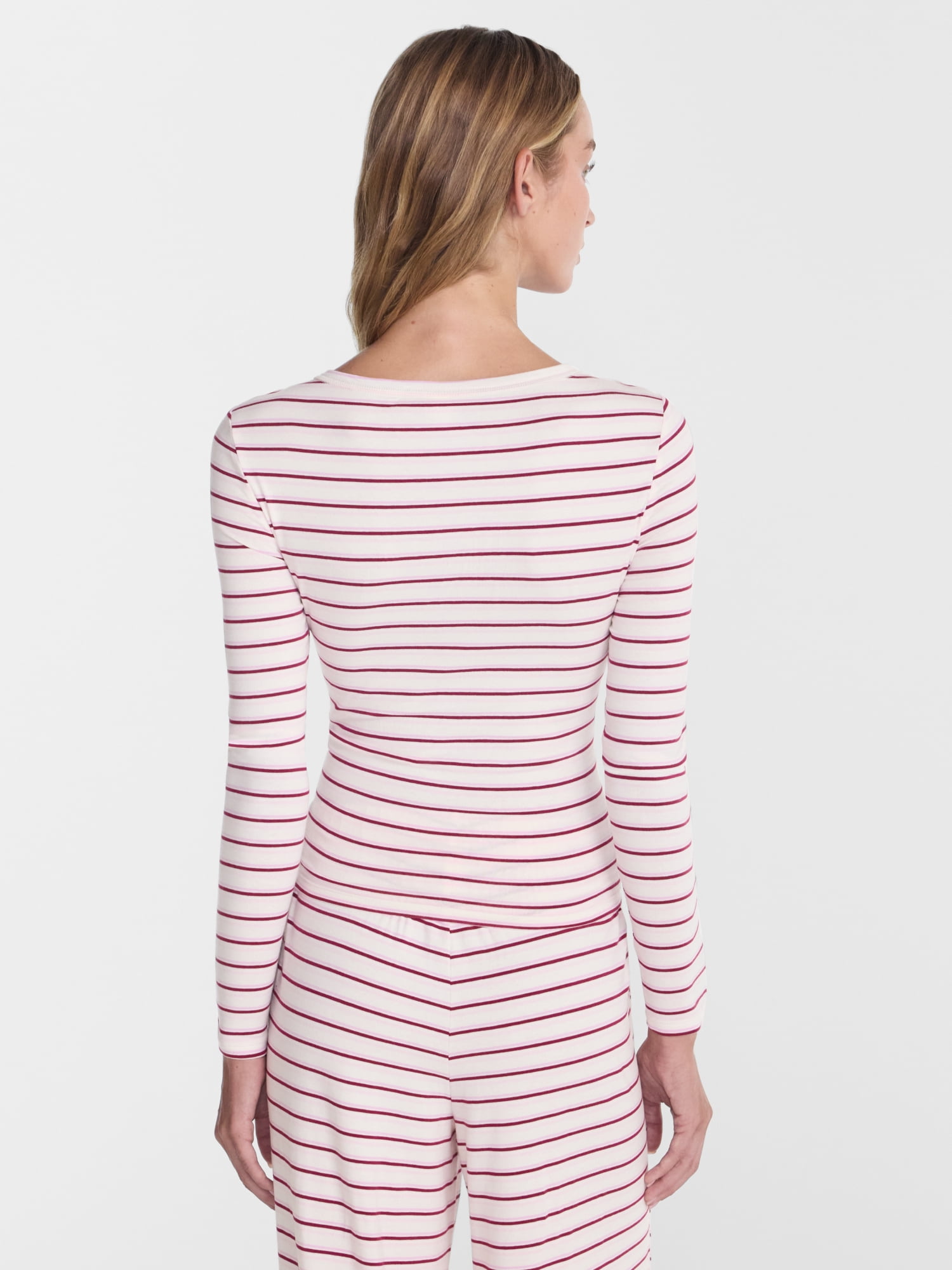 No Boundaries Cloud Core Henley Sleep Shirt, Women's XXS-3X