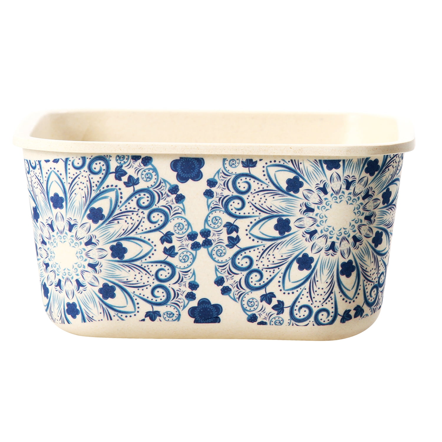 California Basics Large Bamboo Food Containers (Blue)