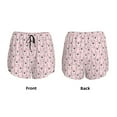 thumbnail image 6 of Uemuo Cute Rabbit Pattern Women's Athletic Shorts High Waisted Running Shorts with Liner Pockets Gym Elastic Workout Shorts-X-Large, 6 of 9