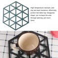 thumbnail image 3 of ziyahi Anti Scalding Plastic Dinner Mat Tea Cup Pot Pad Heat Resistant Geometric Hollow Coaster Triangular, 3 of 7
