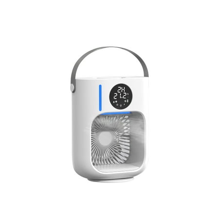 

Portable Air Conditioner Personal Mini Air Conditioner With 3-Speed Humidifier And Light For Home Office Bedroom