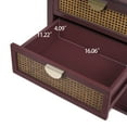 thumbnail image 6 of UBesGoo Night Stands for Bedroom with 2 Drawer, Bedside End Tables with Storage Shelf,Brown, 6 of 14