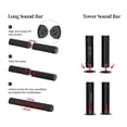 thumbnail image 4 of Jierben Sound Bar for smart TV, 2-in-1 Detachable Soundbar , home theater sound system TV Speakers with 3 EQ Modes, Bluetooth 5.4/HDMI-ARC/Optical/AUX Connection for PC/Gaming/Projectors, 4 of 9