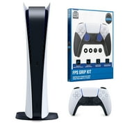 Sony Playstation 5 825 GB with ControlGrip Player Pack Bundle, White