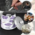 thumbnail image 6 of Ashtray Home Ashtrays Cigar Ashtray Smokeless Ashtray Fashionable and Durable Purple Christmas Snowman, 6 of 7