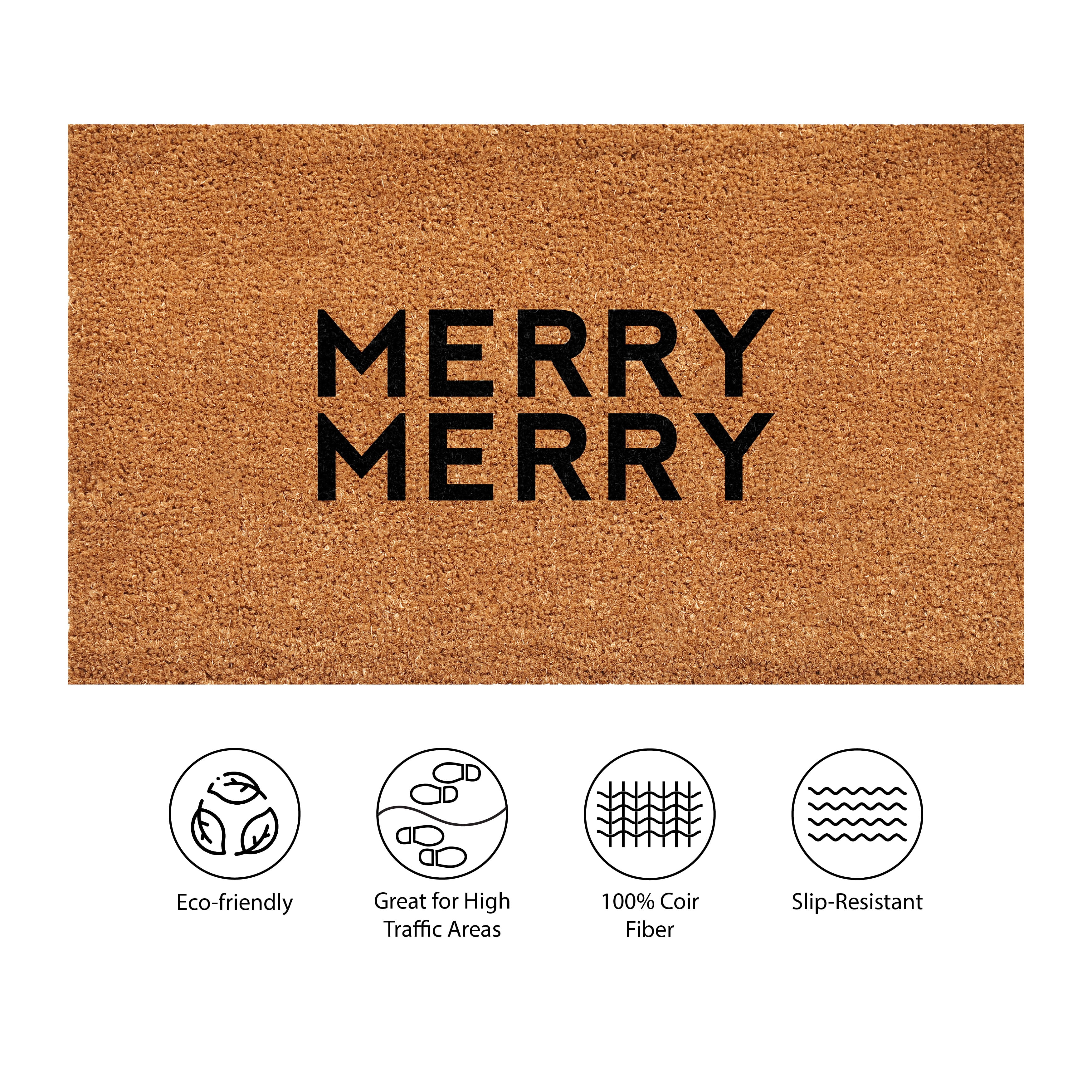 Calloway Mills 109052436 Modern Merry Doormat 24" x 36"