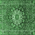 thumbnail image 1 of Ahgly Company Indoor Square Persian Emerald Green Traditional Area Rugs, 3' Square, 1 of 4