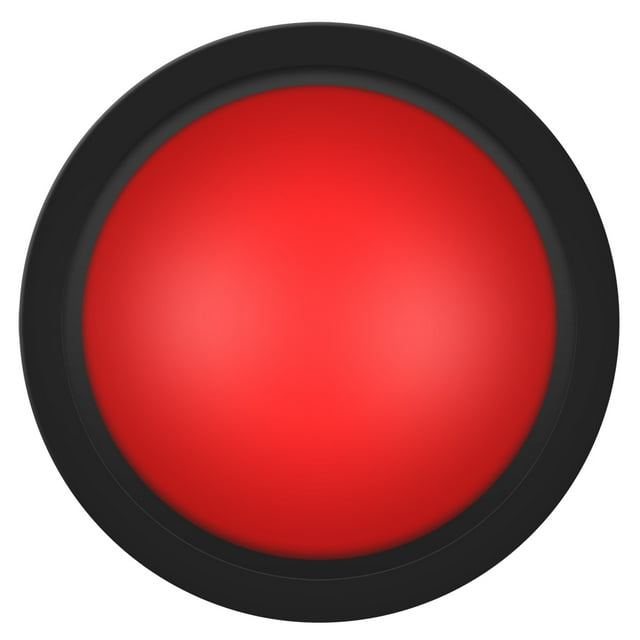 Noref Accessoires de Console de Jeu, Bouton d'Arcade, Bouton d'Arcade Massif de 100 mm avec Remplacement de Console à Convexité LED