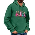 thumbnail image 3 of DODADAWANJ Christmas Pullover for Men Xmas Graphic Hooded Sweatshirts Loose Fit Drawstring Hoodie for Christmas Gifts Men XL, 3 of 6