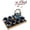 Teasets - Blue, variant on Japanese Tea Set, Black Porcelain Tea Set with 1 Teapot Set, 6 Tea Cups, 1 Tea Tray, 1 Stainless Infuser, Beautiful Asian Tea Sets for Adults, Tea Lover/Women/Men (Countryside in Golden)