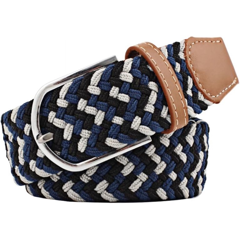 Woven Stretch Braided Belts for Men and Women Fashion  display picture 3