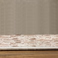 thumbnail image 3 of Floral Turkish Area Rug, Shabby Blooms Nature Inspired Botanical Spring Beauty Illustration, Soft Carpet for Living Room Decor with Distressed Look, 2.6' x 5', Redbrown White, by Ambesonne, 3 of 4