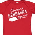 thumbnail image 4 of Inktastic Someone in Nebraska Loves Me Boys or Girls Baby Bodysuit, 4 of 5