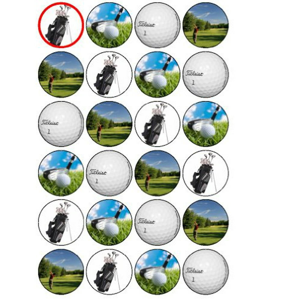 24 Golf Cupcake Toppers - Walmart.com - Walmart.com