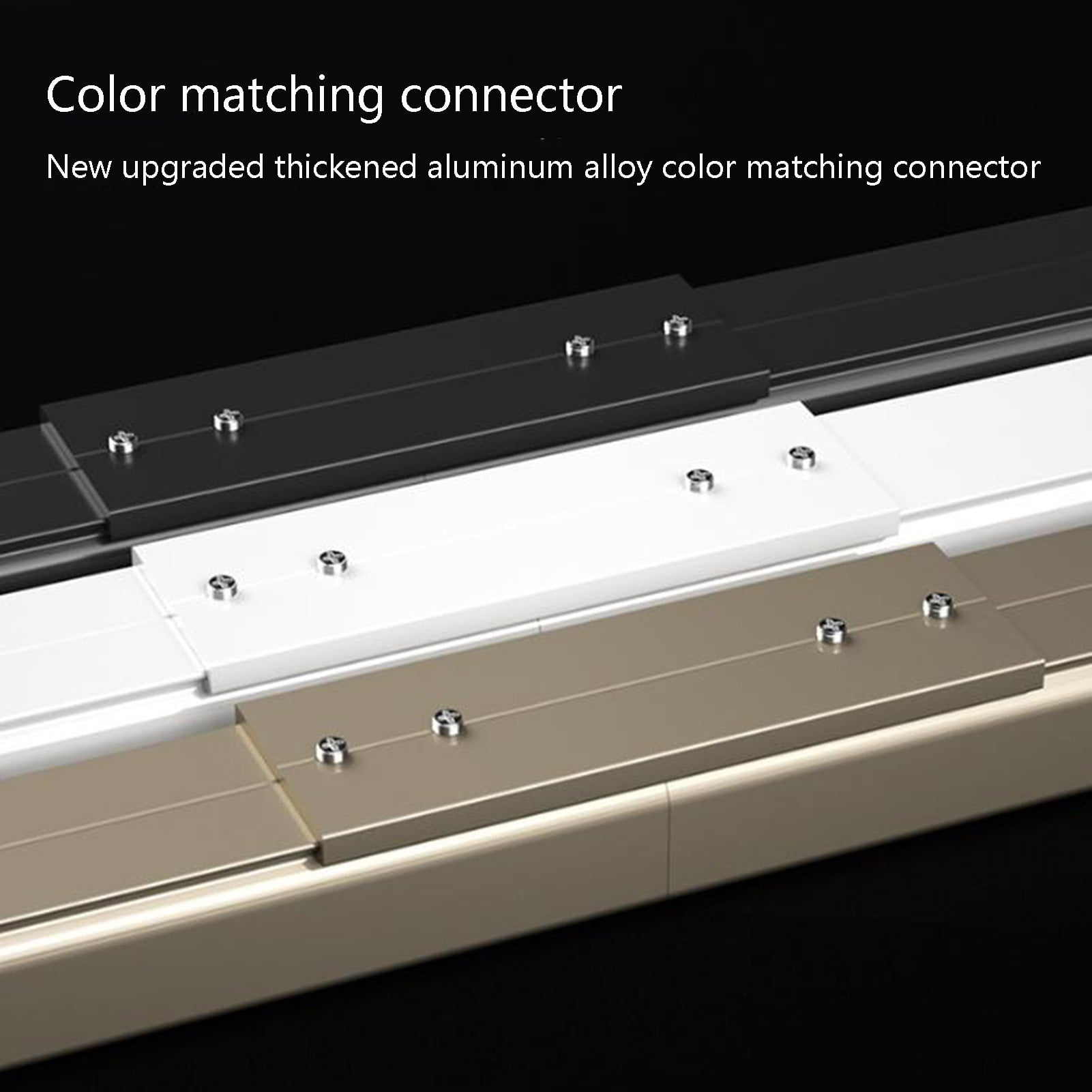 Aluminum Alloy Curtain Track, Mute Ceiling Mounted Curtain Rod, Sliding Curtain Rod for Office, Living Room, Bedroom