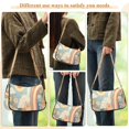 thumbnail image 4 of FORMRS Womens Shoulder Bag with Chain Strap Clutch Purse Cute Tote Handbag, Beige Rainbow Clouds, 4 of 7