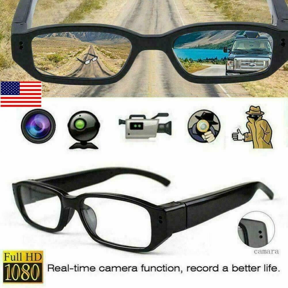 1080P HD Digital Video Camera Glasses Audio Recording DVR Eyewear Camcorder@US 