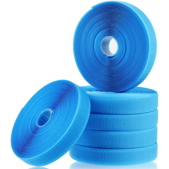 Tiras rotuladoras Zonon, 6 rollos, 45 m, nailon, color azul