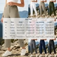 thumbnail image 3 of Edvintorg Womens Cargo Pants with Pockets High Waisted Hiking Trouser Outdoor Casual Athletic Pant Clothes Women Brown S-2XL, 3 of 8