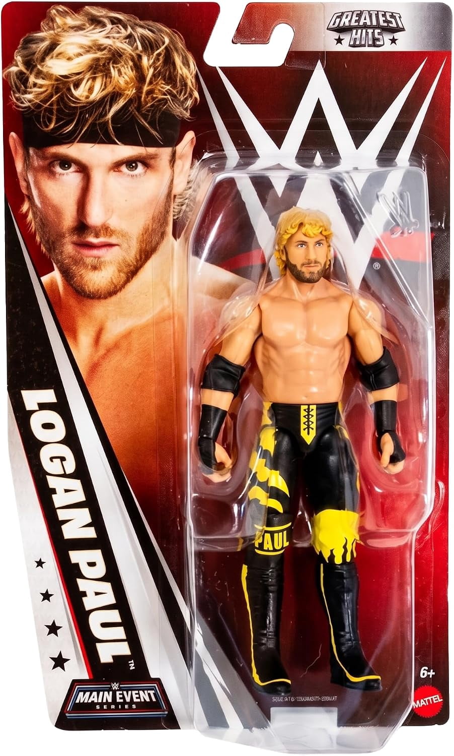 WWE Ultimate Logan Paul ローガンポール WWE, WWE Ultimate Edition 27 Logan Paul Action Figure, Multicolor