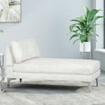 thumbnail image 5 of Stunning Fabric Chaise Lounge, 66 In. Depth, 29.5 Width, 32.5 Height Lounge With Elegant And Delicate Fabric, 64.1 D X 29.25 W 32.3 H, 5 of 6
