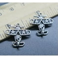 thumbnail image 4 of U8MO 8~50pc Retro Bomber Plane Alloy Charms Pendant Jewelry Making DIY 18*19mm-50pcs, 4 of 8