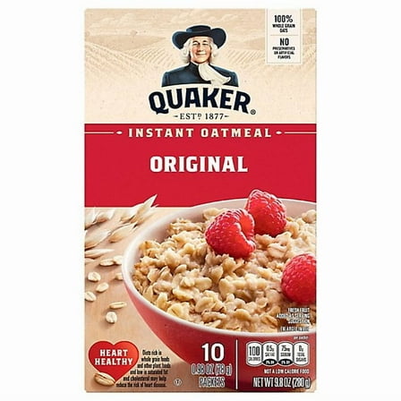 Quaker Regular Instant Oatmeal - 9.8 Oz