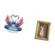 thumbnail image 5 of Escultura De Cisne De Resina Acrílica, Marco De Fotos, Estatua, Centro De Mesa, Soporte Para Tarjetas, Póster, Marco De Fotos Con Frente De Vidrio Para Escritorio, Mesa, Vitrina De Pared,, 5 of 8