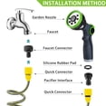 thumbnail image 6 of REDESS Garden Watering Hose Sprayer Nozzle - Heavy Duty Water Hose Sprayer Nozzle - 8 Settings, 6 of 6