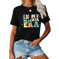 thumbnail image 2 of Women Teacher T-Shirt in My Teacher Era Graphic Shirt Casual Loose Short Sleeve Crew Neck Top, 2 of 5