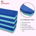thumbnail image 2 of LOVEVER ZOUYUE Pierre Ponce pour Pieds pour Peau Dure, Éliminateur de Cal et Exfoliant (Lot de 4) (Bleu), 2 of 7