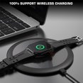 thumbnail image 5 of Estuche Apple Watch Series 7 de 45 mm Estuche protector de cuerpo completo 360 con protector de pantalla Estuche impermeable a prueba de golpes y polvo negro, 5 of 5
