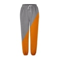 thumbnail image 4 of Baberdicy Womens Sweatpants Fashion Women's Loose Colorful Casual Pants Side Pocket Autumn Drawstring Sweatpants Cute Girl Pants Simple Student Wear Sweatpants H-Orange, 4 of 4