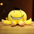 thumbnail image 1 of Linda muñeca de Korosensei de Anime japonés, peluche de pulpo amarillo, juguete de peluche de Assassination Classroom, almohada decorativa para sofá, 1 of 5