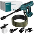 thumbnail image 1 of Hidrolavadora inalámbrica para batería Makita de 18 V, 700 PSI, portátil, con boquilla 6 en 1 y cañón de espuma para limpieza de pisos, vallas y paredes de autos (batería no incluida)., 1 of 5