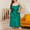 Green, variant on Womens Nightdress Sleepwear Plus Size Fashion Elegant Comfortable Pajamas Solid Color Suspender Nightdress Underwear Home Clothes Mint Green XXL