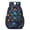 Mushroom and Glow, variant on Mushroom and Lobster Black Pattern 17" School Backpacks for Teens,Waterproof Oxford Fabric,S-Shape Padded Straps for School,Travel,Hiking,Camping