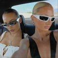 thumbnail image 2 of Vintage Outdoor Sunglasses UV400 Protection Anti Glare Punk Shades for Men Women Outdoor Wearings, 2 of 5