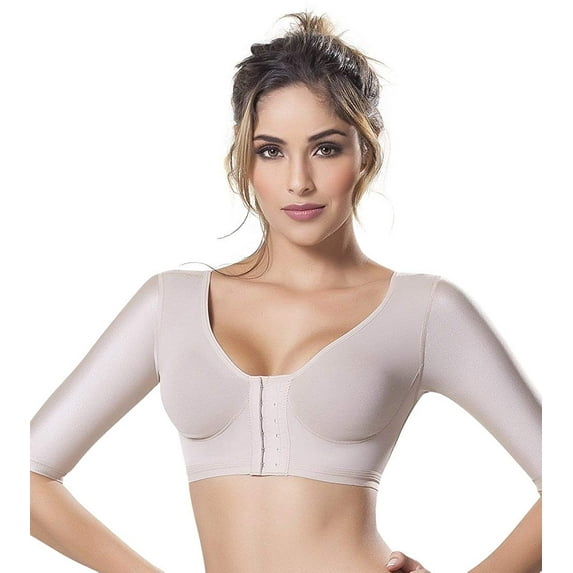 Fajitex Women's Post Surgical Surgery Bra Posture Corrector with Sleeves Brasier Post Operatorio 022100