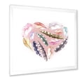 thumbnail image 2 of Designart 'Ethnic Feather In Heart Shape' Bohemian & Eclectic Framed Art Print, 2 of 4