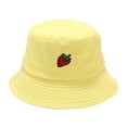 thumbnail image 2 of Chapeau de Pêcheur Unisexe Adulte Femme Homme Imprimé Fraise Protection Solaire Extérieur, 2 of 2