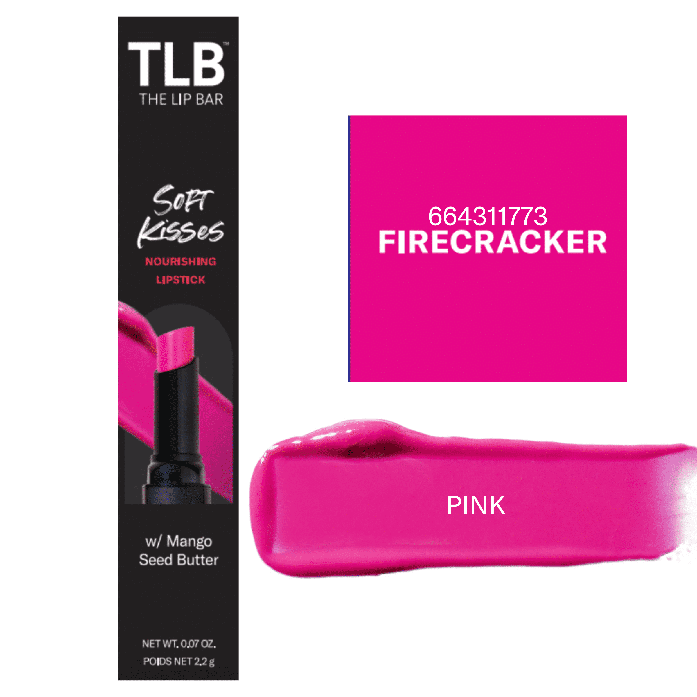 The Lip Bar Soft Kisses Nourishing Lipstick in Firecracker
