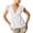 #03White, variant on Women Boho Tank Top Lace V-Neck Ruffle Camisole Summer Texture Sleeveless Blouses Black L