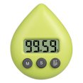 thumbnail image 3 of Cuenta regresiva electrónica con gota de agua reloj despertador con temporizador digital LCD (verde retro) Sywqhk Libre de BPA, 3 of 8