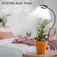 thumbnail image 4 of Full Spectrum Plant Grow Light with 360-degree Gooseneck High Brightness Dimmable Clip-on LED Plant Light Flower Grow Lamp 1, 4 of 5