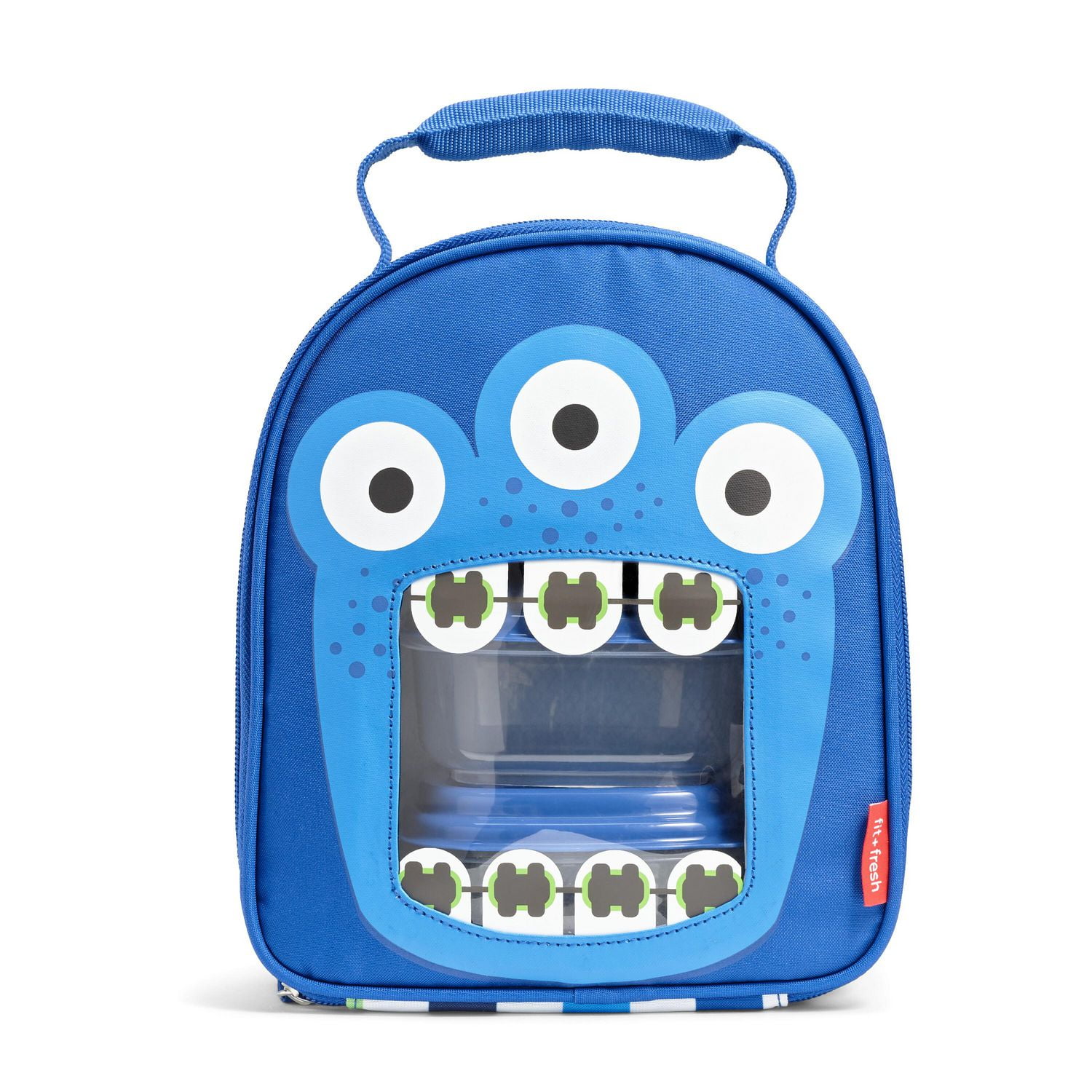 L'heure du déjeuner est devenue un peu plus amusante avec le sac à déjeuner Snack Monster Kids de Fit + Fresh !