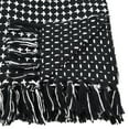 thumbnail image 2 of Saro Lifestyle TH817.BK5060 50 x 60 in. Cross Stitch Design Throw, Black, 2 of 5