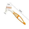 thumbnail image 3 of 4pc Denture Teeth Brush Easy Grip Handle Double Sided Toothbrushes, 3 of 5