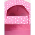 thumbnail image 6 of Disney Girls' Minnie Mouse Baseball Cap – 3D Bow Curved Brim Strap Back Hat (4-7), 6 of 7